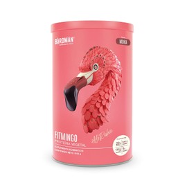 Birdman Fitmingo: Proteína Vegana con Fit, Beauty y Balance Blends. Con Ácido Hialurónico, Inositol, Potenciadores de Colágeno, Vitamina C, Vitamina D3, Zinc, Enzimas Digestivas y Svetol. Sabor Moka 510g