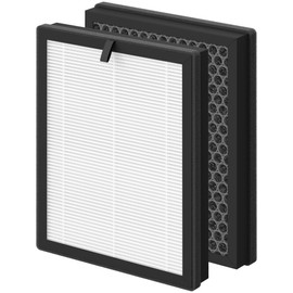 ClearAir-A5 Replacement Filter Compatible with VEWIOR ClearAir-A5 Air Purifier, 3-in-1 H13 True HEPA Filter, 2 Pack