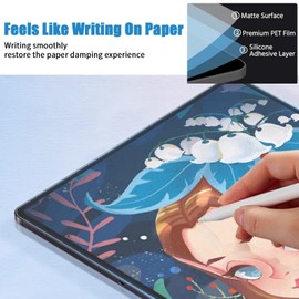 Zidwzidwei Pack of 2 Paper Screen Protectors for Doogee T20 Ultra 12 inch, Matt Paper Film for Drawing Writing, Anti-Glare Anti-Fingerprint Screen Protector for Doogee T20 Ultra 12 Inch