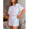 Girece Tie Dye Pajamas for Women Set 2 Piece Comfy
