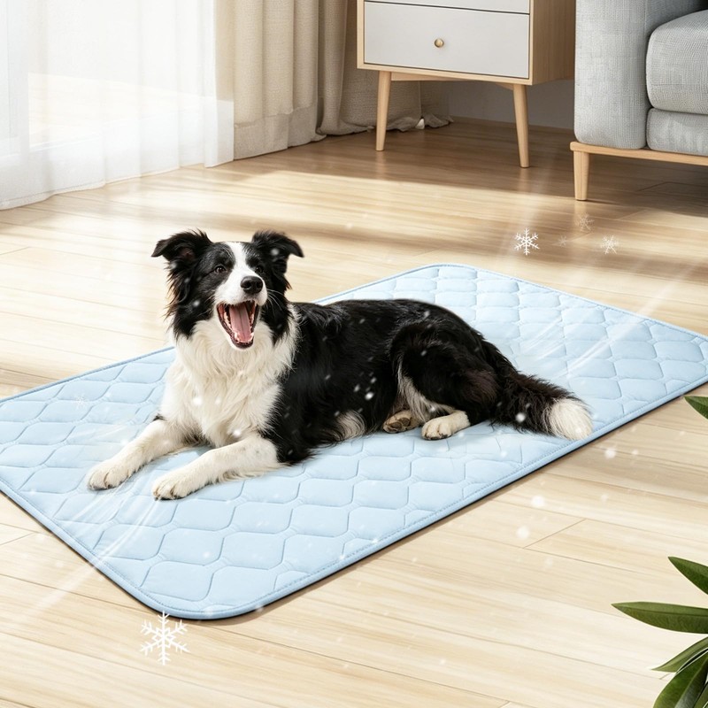 Buvlnee Dog Cooling Mat 2.0, 41x28in Portable Pet Cooling Mat