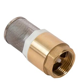 Foot Valve SENRISE 1" BSP Brass Check Valve Spring Non Return Check Valve Pump Inlet Filter Strainer for Pump (1PCS)