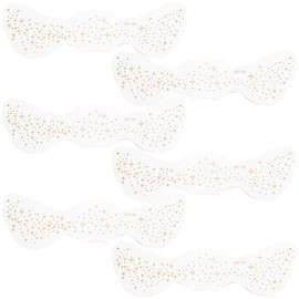 SOFPLATE 1 Box 10 Stück Gold Glitzer Gesichtstattoo Sterngesicht Glitzer Sommersprossen Wasserfeste Make Up Patches Schweißfeste Künstliche Sommersprossen Funkelnde Temporäre Aufkleber Tattoos Zubehör