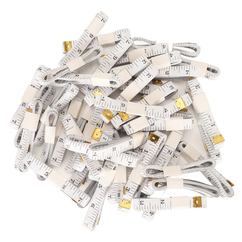 50pcs 60 Inch Soft Tape Measure Body Sewing Flexible Ruler