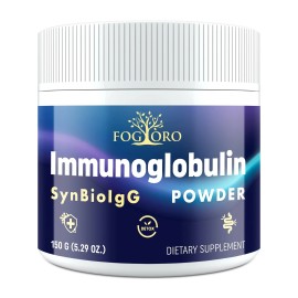 Fogoro IgG Immunoglobulin Supplement – Low-Calorie, Lactose-Free, Casein-Free...