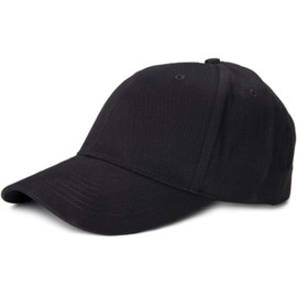 styleBREAKER klassisches 6 Panel Cap mit gebürsteter Oberfläche, Baseball Cap, verstellbar, Unisex 04023018, Schwarz, Einheitsgröße