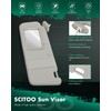 SCITOO Car Sun Visor Assbembly Left Driver Side Fit for