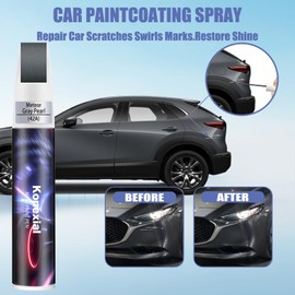Meteor Gray Pearl(42A) Touch up Paint Compatible with Mazda, Premium Car Scratch Remover for Deep Scratches, Car Paint Pen Scratch Repair Two-In-One Touch Up Paint