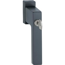 HOPPE Toulon 11682802 Window Handle Lock Cylinder TBT VK 7 x 37 mm Matte Black