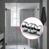 YIDELAI-Glass Door Handle, 2.4 inch Aluminum Alloy Single Hole Handle,