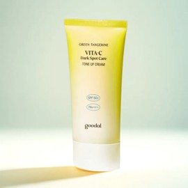 Goodal UV Protection Tone Up Cream Green Tangerine Vita C Blemish Tone Up Cream 50ml 50ml x 1 / 구달 자외선차단 톤업크림 청귤 비타C 잡티 톤업크림 50ml 50ml x 1개