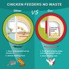 ZenxyHoC Chicken Feeders No Waste, DIY Automatic Poultry Feeder 8