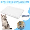 GOKENA Clear Thicker Couch Cover, Scratch Proof Plastic Furniture Covers,