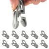 Luoyanye 15 Pcs Soft Grip Plastic Clothes Pegs for Indoor/Outdoor