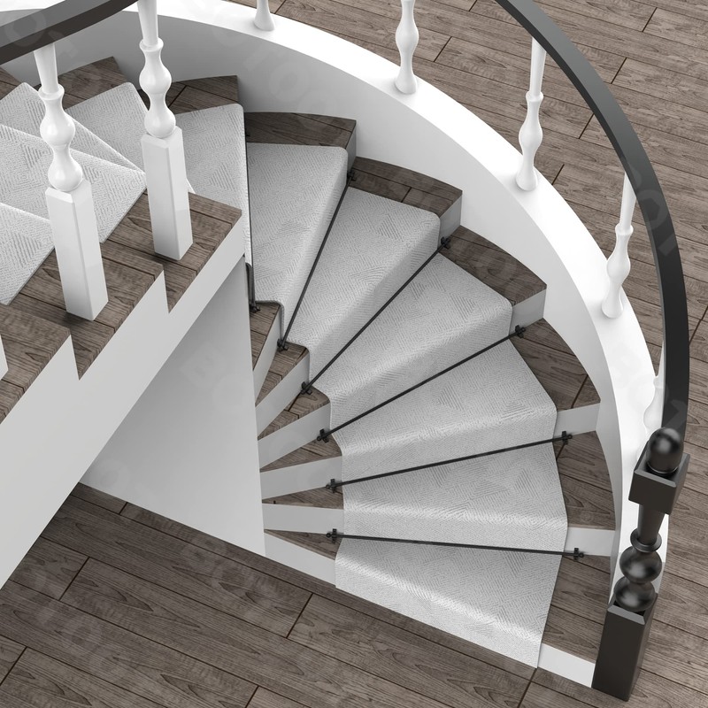 Stair rods for Carpets up to 28/32/36 inches Width Minimalist
