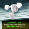 Sansi LED Motion Sensor Outdoor Security Light Outdoor Floodlight Wall