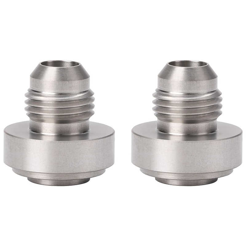 Podavelle 6AN Male Stainless Steel Weld On Bung Fitting Adapter