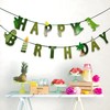 TmppDeco Dinosaur Birthday Banner - Dinosaur Happy Birthday Banner, Dinosaur