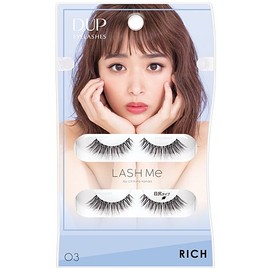 D-UP LASH Me 03 RICH False Eyelashes Rich 2 Pairs