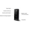 0TICON Remote Control 3.0, Wireless Volume and Program Control, Black