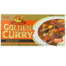 S&B Golden Curry Sauce Mix,Mild,8.4oz,(3 Pack)
