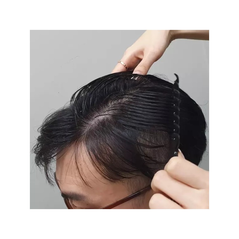 남자 머리 꼬리빗 도끼빗 3way 가르마 포마드빗 Men's 3 Way