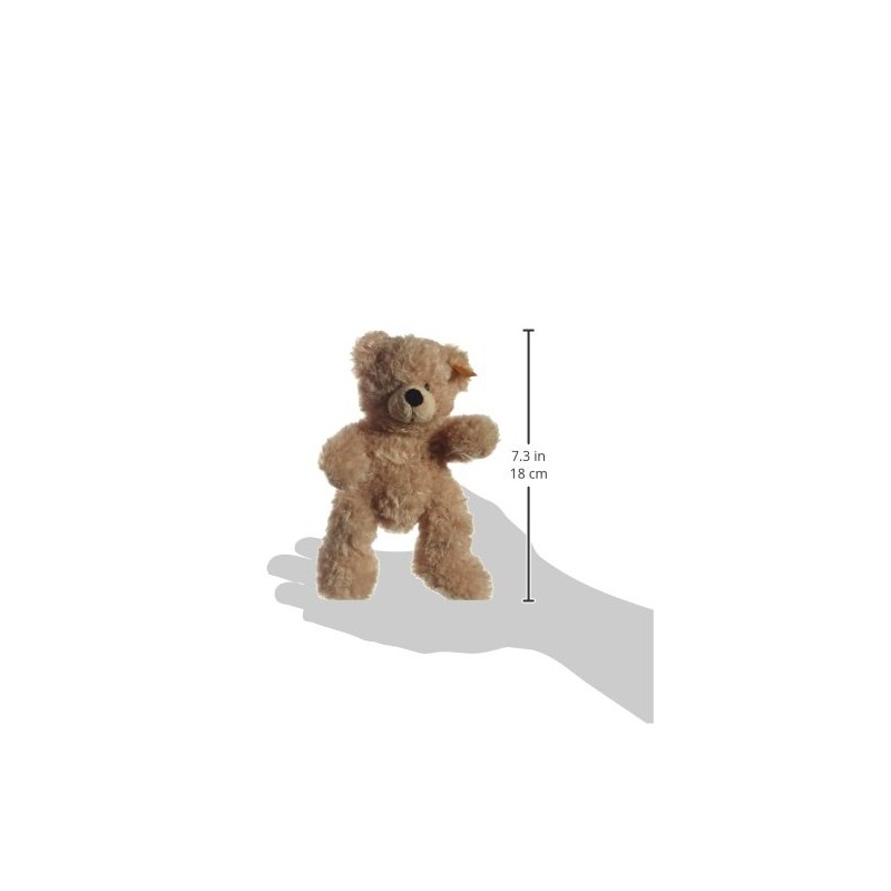 Steiff Plush Animal Toy Fynn Teddy Bear, 7" Beige
