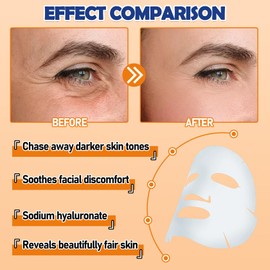 3Pcs Face Masks Set,Hydrating Long lasting Face Mask Gifts Set,Moisturizing Hyaluronic Acid Facial Sheet Masks Pack for All Skin