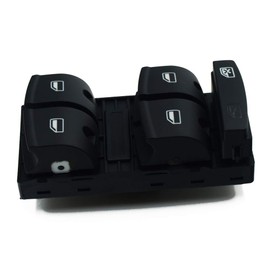 DKAEUK ADWS008 Car Master Power Window Switch Button Fit For A.U.D.I A3 2004-2013, A6 2004-2011, Q7 2006-2015