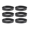 sourcing map 6 Pcs PU Leather Loops Replacement Retaining Ring