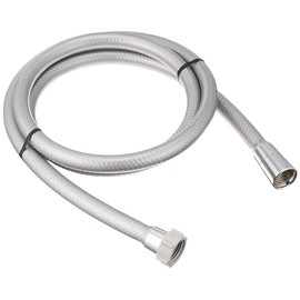 LIXIL INAX Shower Hose A-4215-16 Metal-Style Silver Hose, 5.9 ft (1.6 m)
