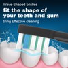 FitMount 6 Pack Toothbrush Replacement Heads Compatible with WaterPik Sonic