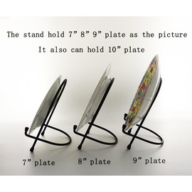 Artliving Tall Black Iron Display Stand Easel Holder Stand Holds Cook Books, Plates, Pictures & More! Large