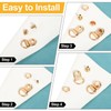 uxcell 20 Sets Shoelace Hook, Boot Lace Hooks D-Ring Eyelet