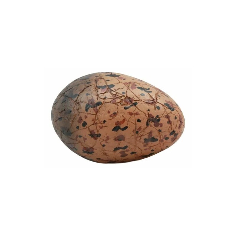 Ebros Gift Prehistoric Speckled Dragon Egg Fossil Statue With Base