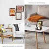 PECULA 2 Pack 5x7 Brown Picture Frame for Wall and