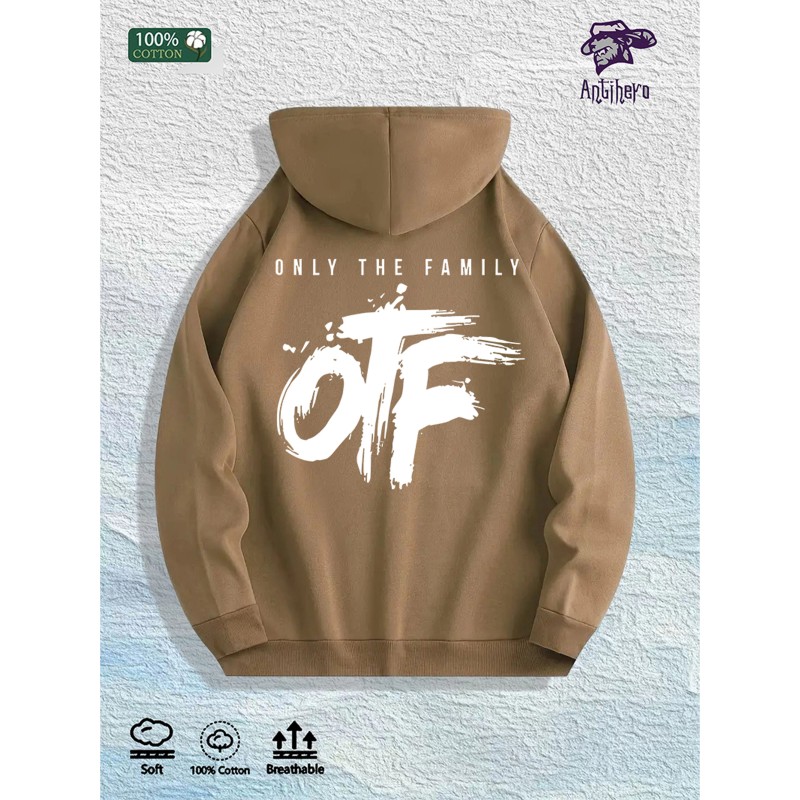 ONLY the FAMILY (OTF) Graphic Hoodie 100% Cotton US Warehouse