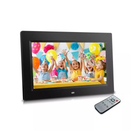 Sonicgrace 10” Digital Photo Frame with Remote Control, 16:9 LCD Screen