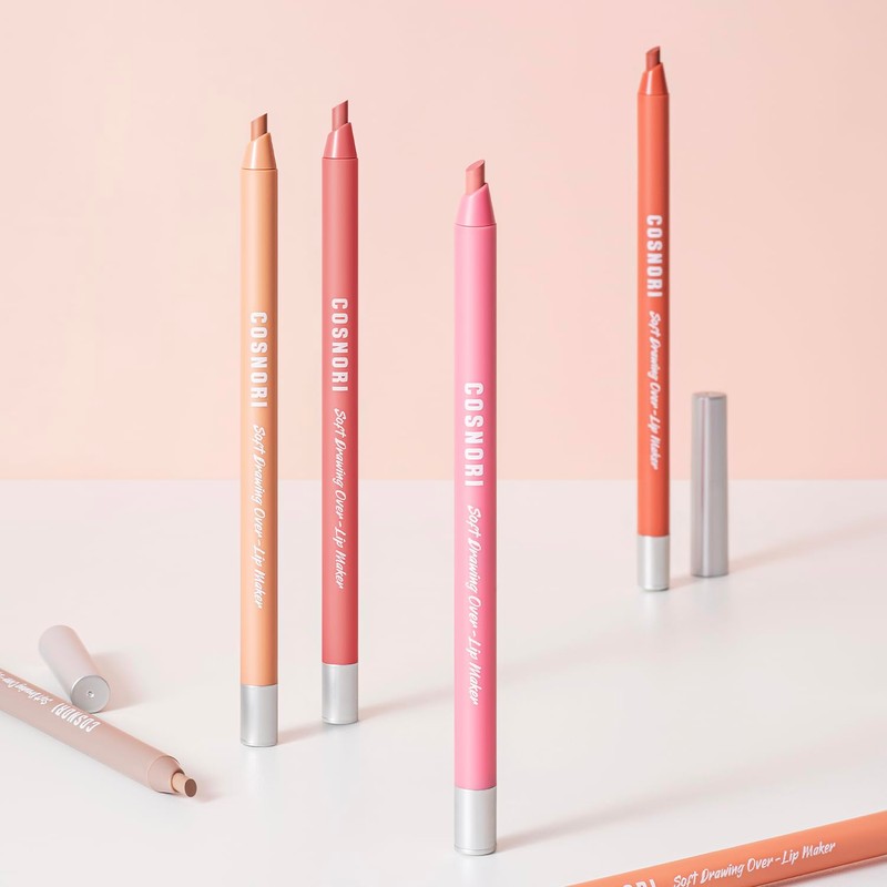 COSNORI Soft Drawing Overlip Maker - Long-Lasting Creamy Lip Liner,