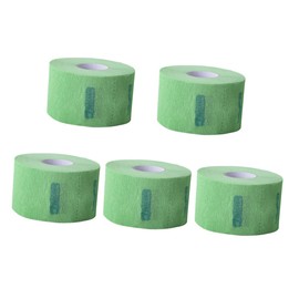 WOONEKY 5 Rolls of Neck Covering Papers Hairdressing Neck Strip Papers Salon and Diy Safe Allergy-free Easy Application