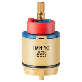 Enhon Pressure Balance Ceramic Disc Cartridge Replacement for OP-340009, Faucet Cartridge Replacement Compatible with Olympia Tub and Shower Valves