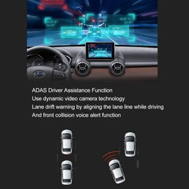 Car Dash Camera, HD Night Vision USB DVR Driving Video Recorder, Loop Recording Motion Detection USB DVR Driving Recorder with ADAS for Android