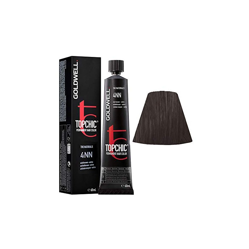 Goldwell Topchic Hair Colour Medium Brown Extra 4NN 60 ml