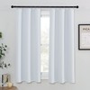NICETOWN Blackout Curtain Liners for Room Darkening Curtains, White Blackout