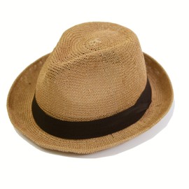 Edge City 000299 Straw Hat, Large Size, Cool, Breezes Out, Size L: 24.0 inches (61 cm): 9.1 inches (23 cm)