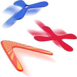 Tatuo Set of 3 Returning Boomerang, Wood and Soft Boomerang for Athletes, for Sports Game Toy to Beginners, Young Throwers (Suit for Child Over 12 and Playing with Parent's Supervision)