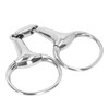 Horse Gag Ring Snaffle Bite Stainless Steel 125mm Loose Oval