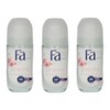 (Pack of 3 bottles)Invisible Sensitive Women's Roll On Anti-perspirant Deodorant