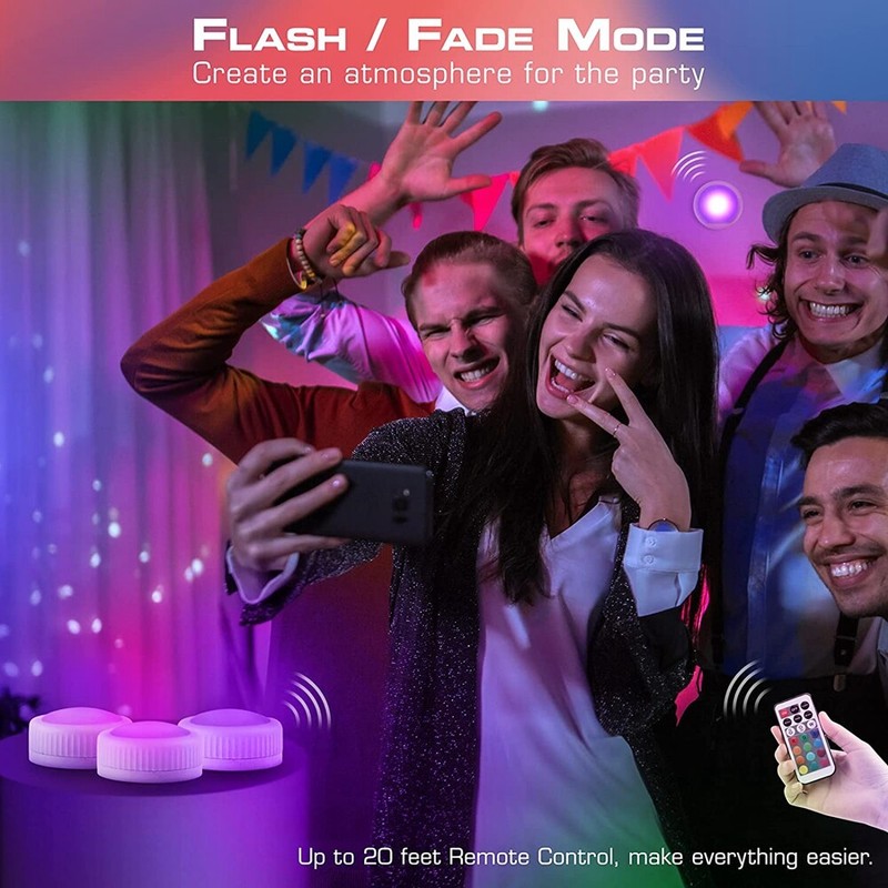 EverBrite LED Puck Light Tap Light Push Light Wireless Touch