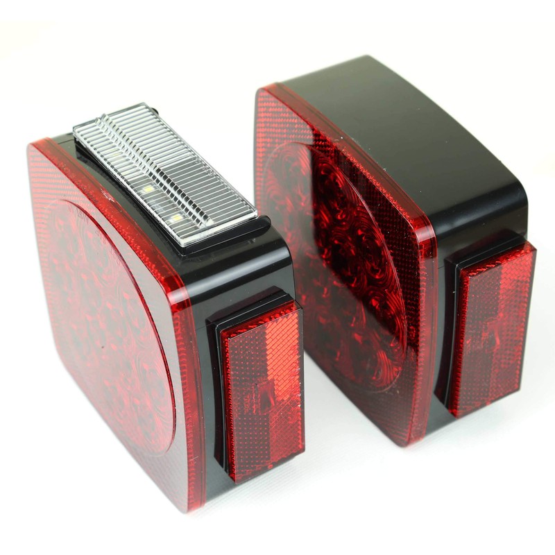 LIBRA Trailer Slim LED Submersible Square Tail/Side Light Kit for